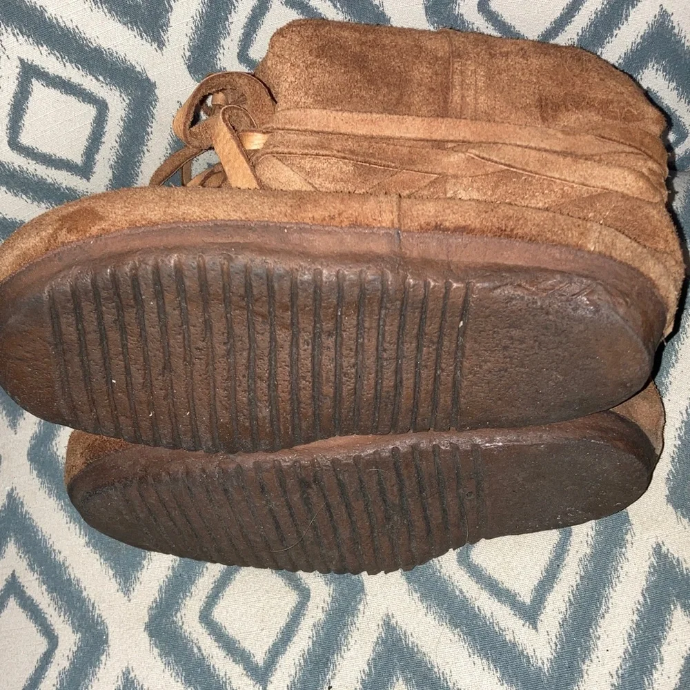 Steger Mukluks Tan Suede Winter Boots 8‎